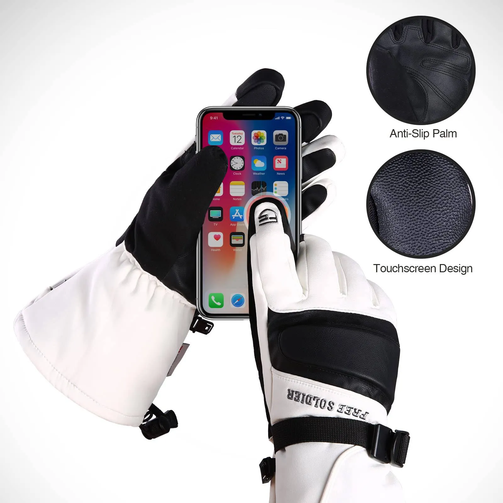 3M Thinsulate Insulated Ski Touchscreen Gloves