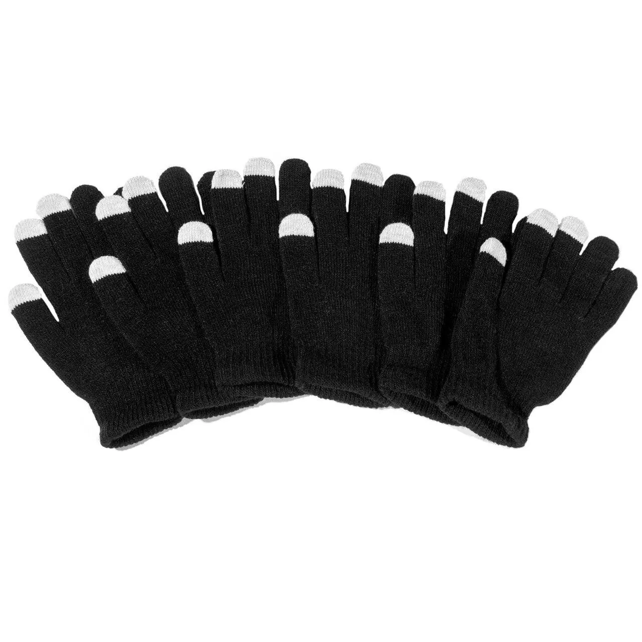 6 Pairs: Unisex Touchscreen Ultra-Soft & Comfy Gloves