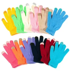 6 Pairs: Unisex Touchscreen Ultra-Soft & Comfy Gloves