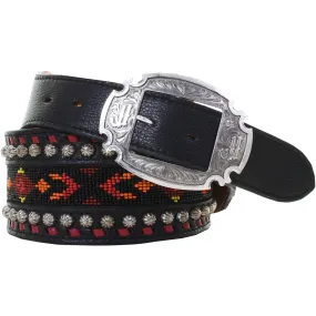 B965 - Sunset Beaded Black Belt