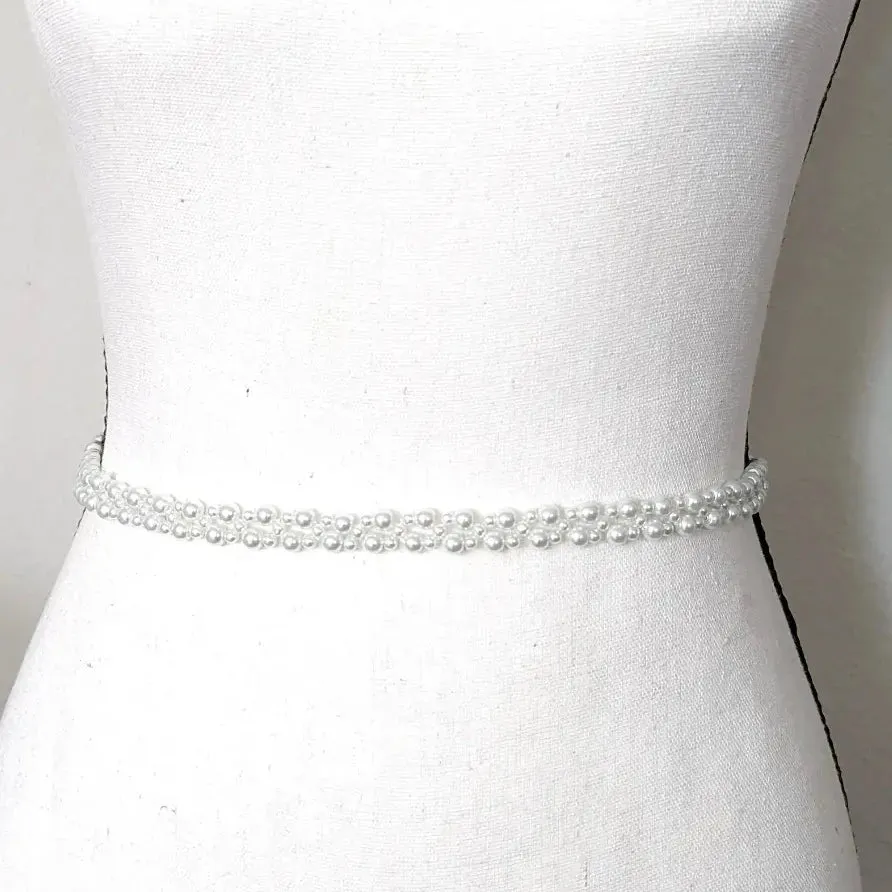 Beaded Pearl Belt, Ferzan