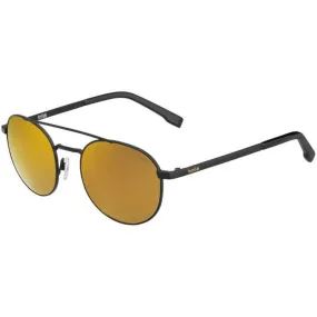 Bolle Unisex Sunglasses - Metal | BOLLE OVA BLACK MATT - HD POLARIZED BROWN GOLD CAT 3