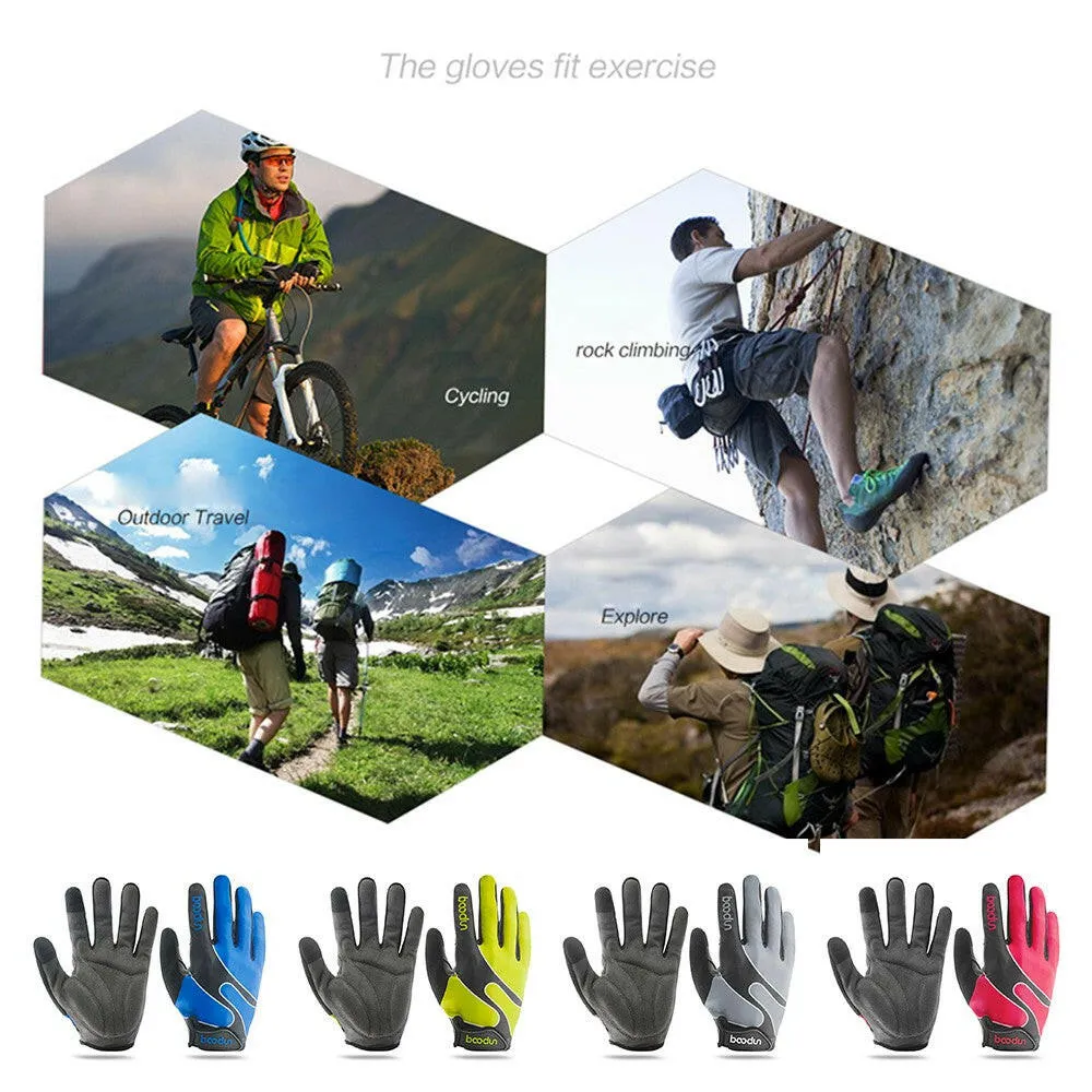 Boodun Full Finger Touchscreen Cycling Gloves