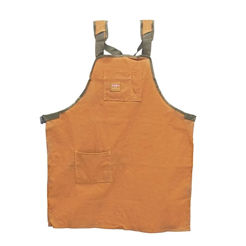 Bucket Boss 80300 SuperShop Apron, 52 in Waist, Fabric, Brown/Green, 2 -Pocket