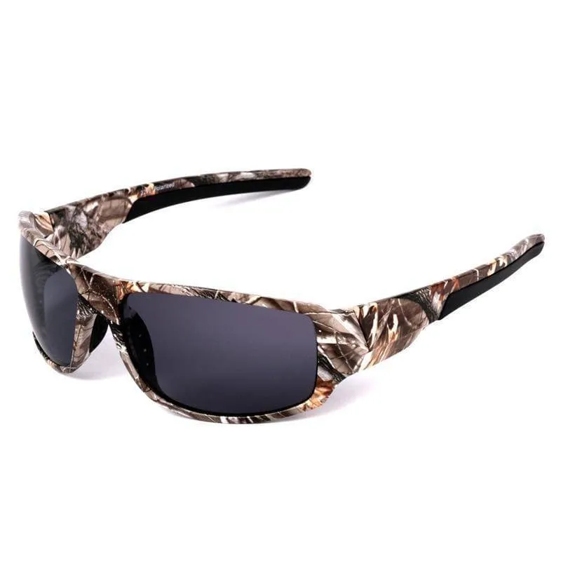 Camouflage Frame Polarised Sunglasses (100% UV400 Protection )