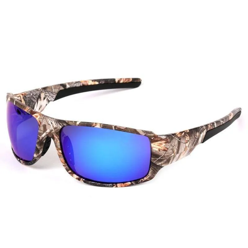 Camouflage Frame Polarised Sunglasses (100% UV400 Protection )