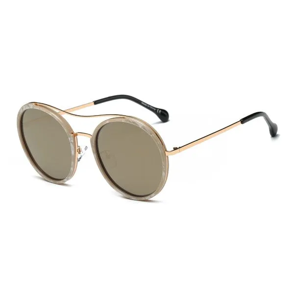 Colored Round Polarized Sunglasses