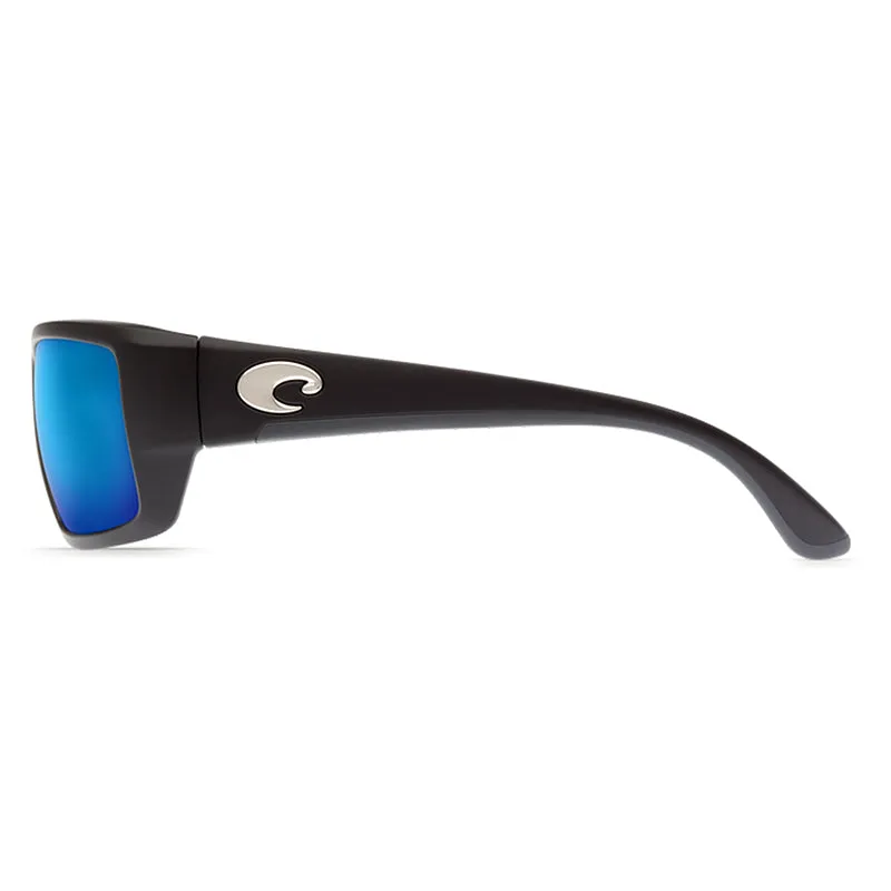 Fantail Black Frames with Blue Mirror Lens 580P