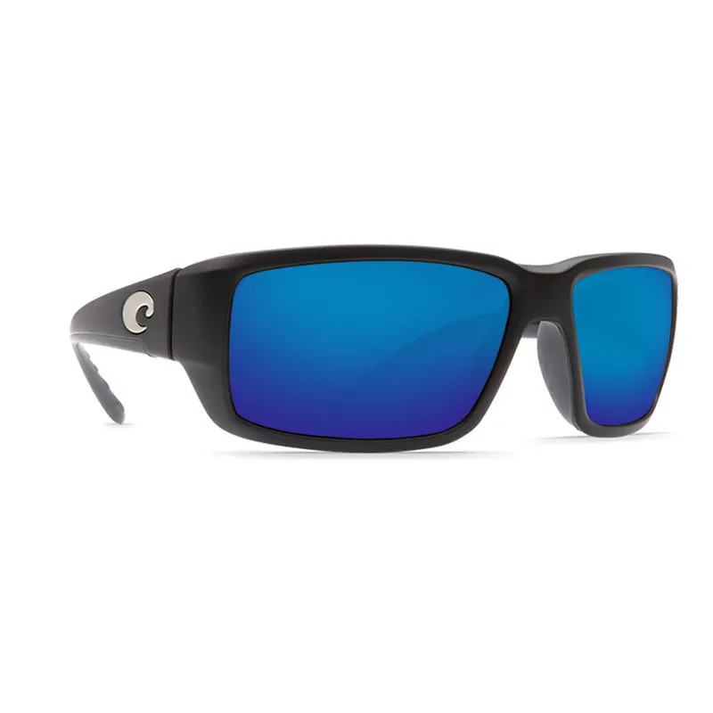 Fantail Black Frames with Blue Mirror Lens 580P