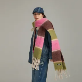 Fringe Stripe Muffler