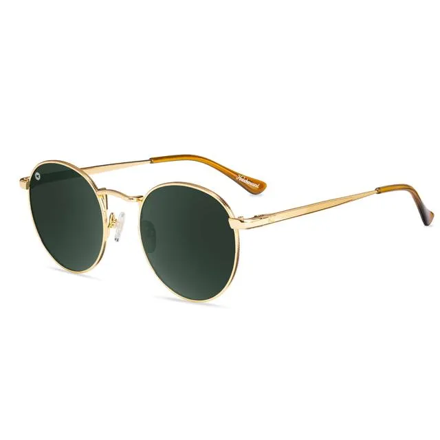 Gold / Aviator Green Love & Haights Sunglasses From Knockaround