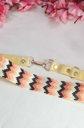 Handcrafted Multicolor Beaded Belt - Artisanal Traditional Design