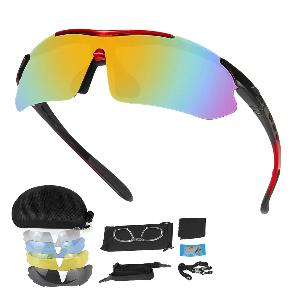 HEROBIKER Polarized Sports Men Sunglasses Road Cycling Glasses Mountain Bike Bicycle Riding Protection Goggles Eyewear