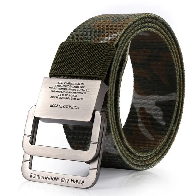 High Quality Canvas Tactical Military Looped Strap Belts