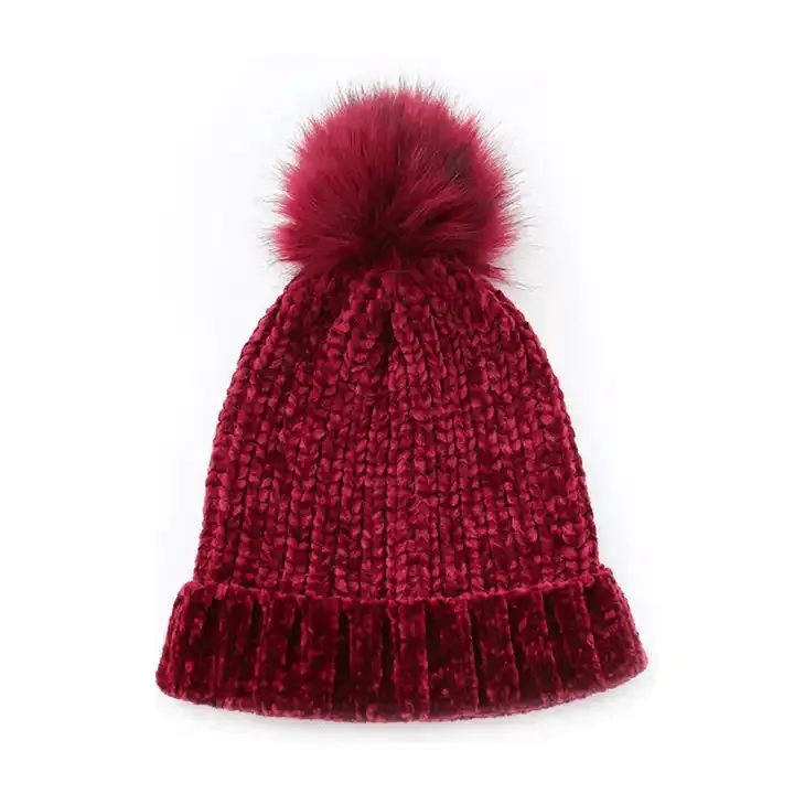 High Quality Winter Knitted Pom Hats - WH235