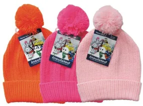 kids pom pom hats Case of 72