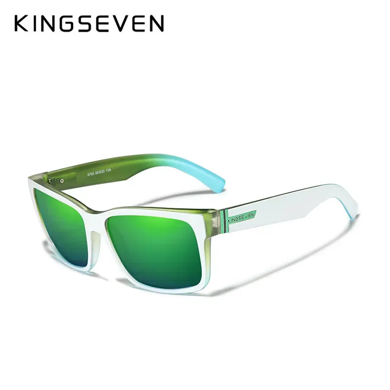 KINGSEVEN Sports Polarized Men‘s Sunglasses Goggle Mirror Lens Male Sun Glasses Women For Men Eyewear 9 Colors Available