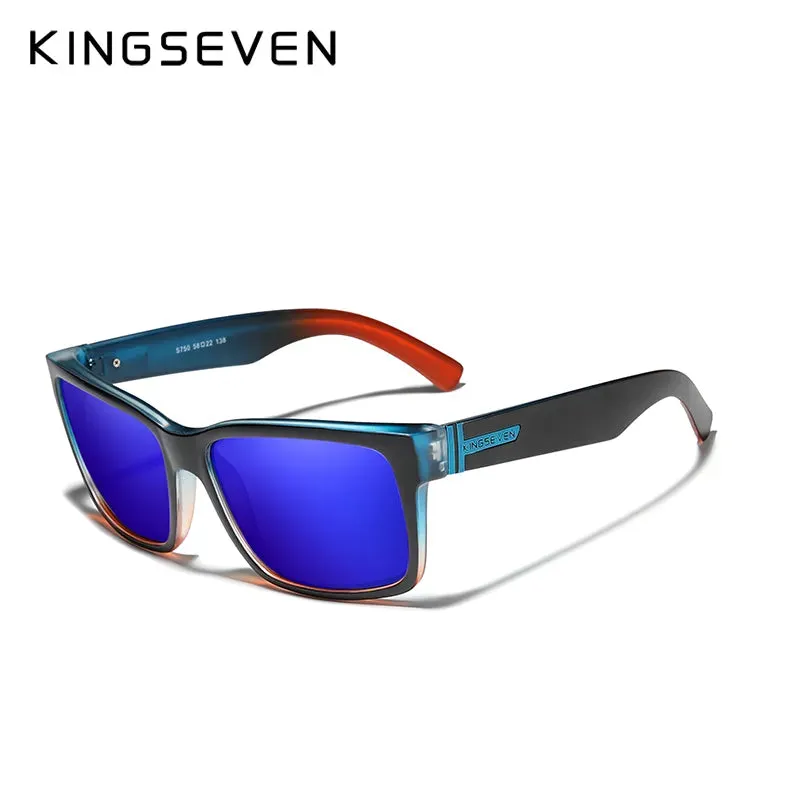 KINGSEVEN Sports Polarized Men‘s Sunglasses Goggle Mirror Lens Male Sun Glasses Women For Men Eyewear 9 Colors Available