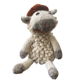 Knitted Sheep with Hat