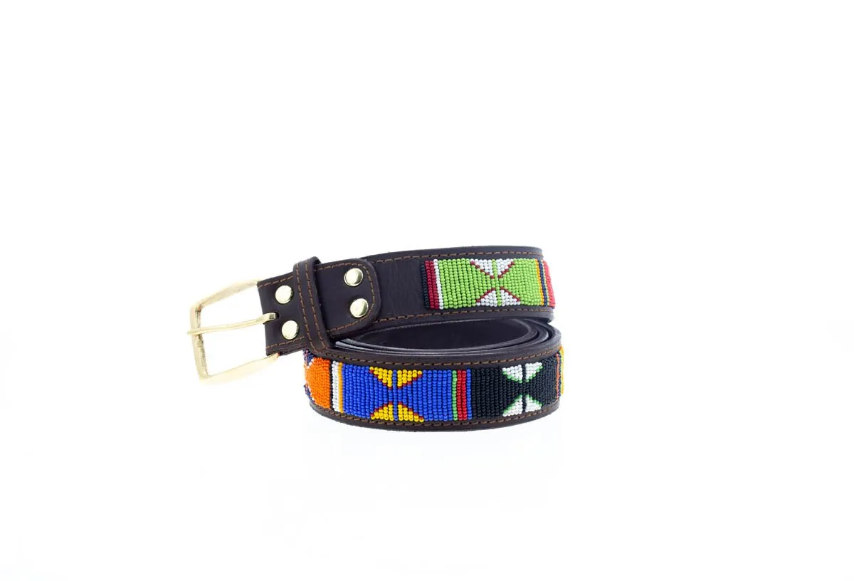 Lamu Leather Belt Stitched