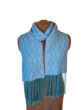 Lavender and Teal Scarf