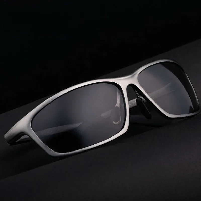 Magnesium Alloy Frame Polarized Sunglasses Men's Driver Sunglass Mirror Outdoor Sports Glasses