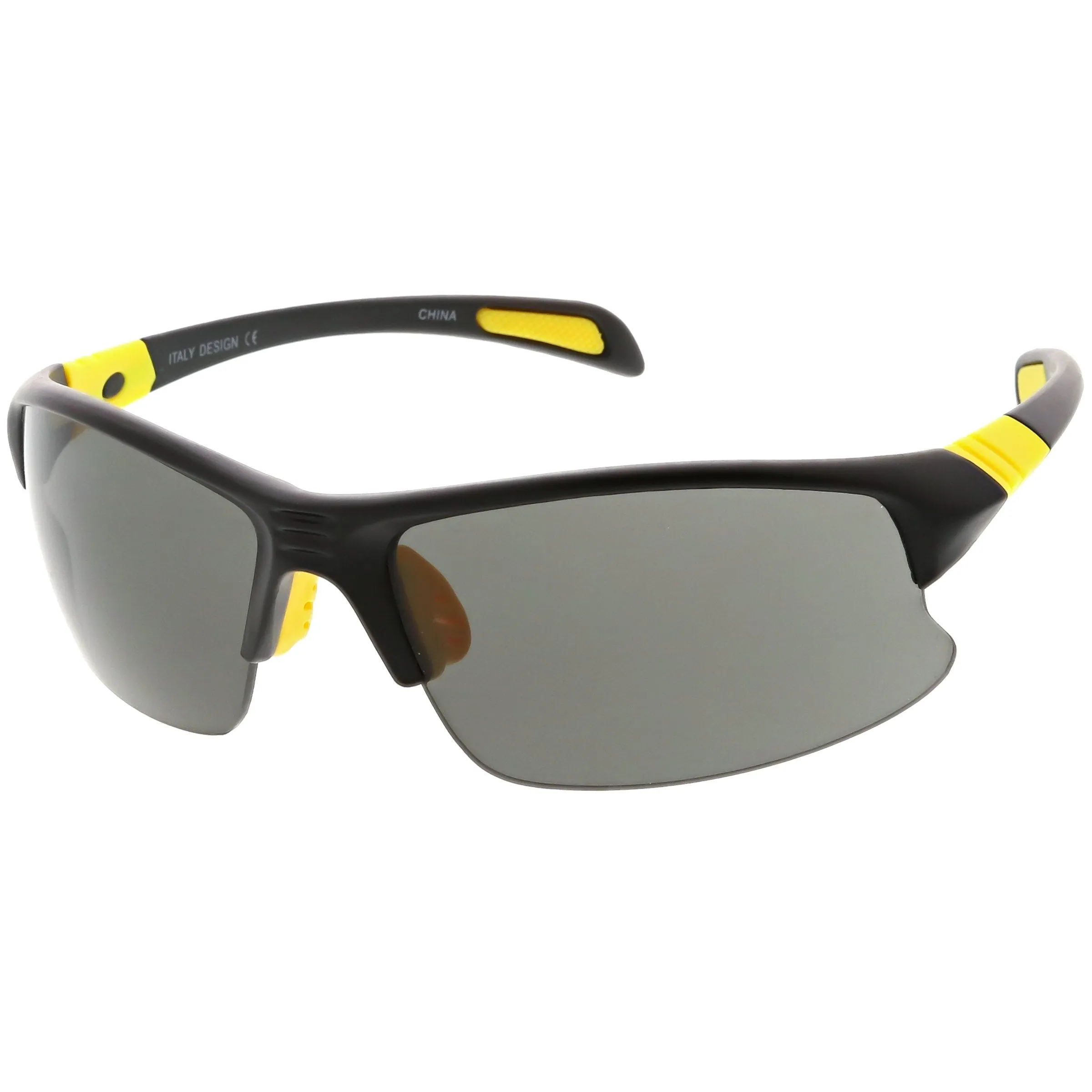 Men's Sports Performance Sports Half Jacket Wrap Sunglasses A418