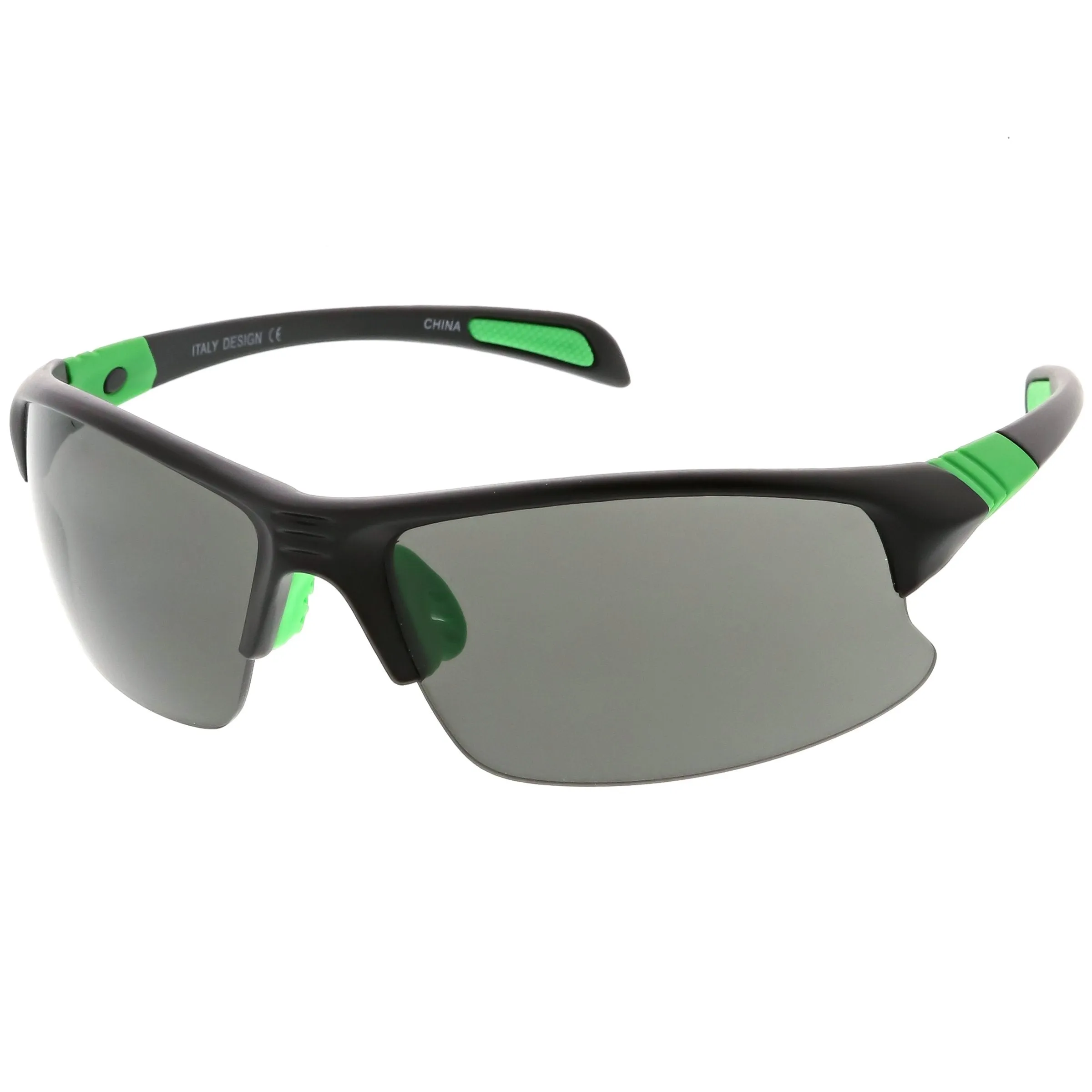 Men's Sports Performance Sports Half Jacket Wrap Sunglasses A418