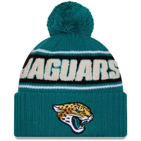 New Era Mens Knits Jacksonville Jaguars Bobble Hat - Turquoise