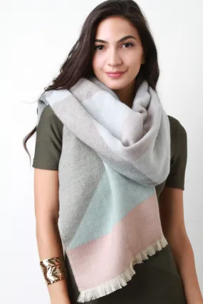 Over-sized Geometric Scarf