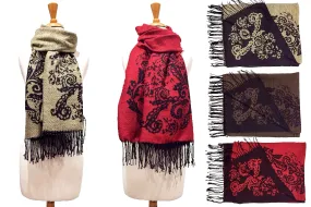 Oversized Reversible Scarf Wrap Blanket Sweater