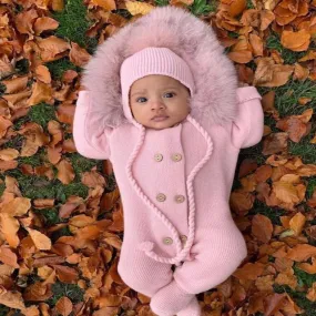 Pangasa Rosa Fur Pramsuit