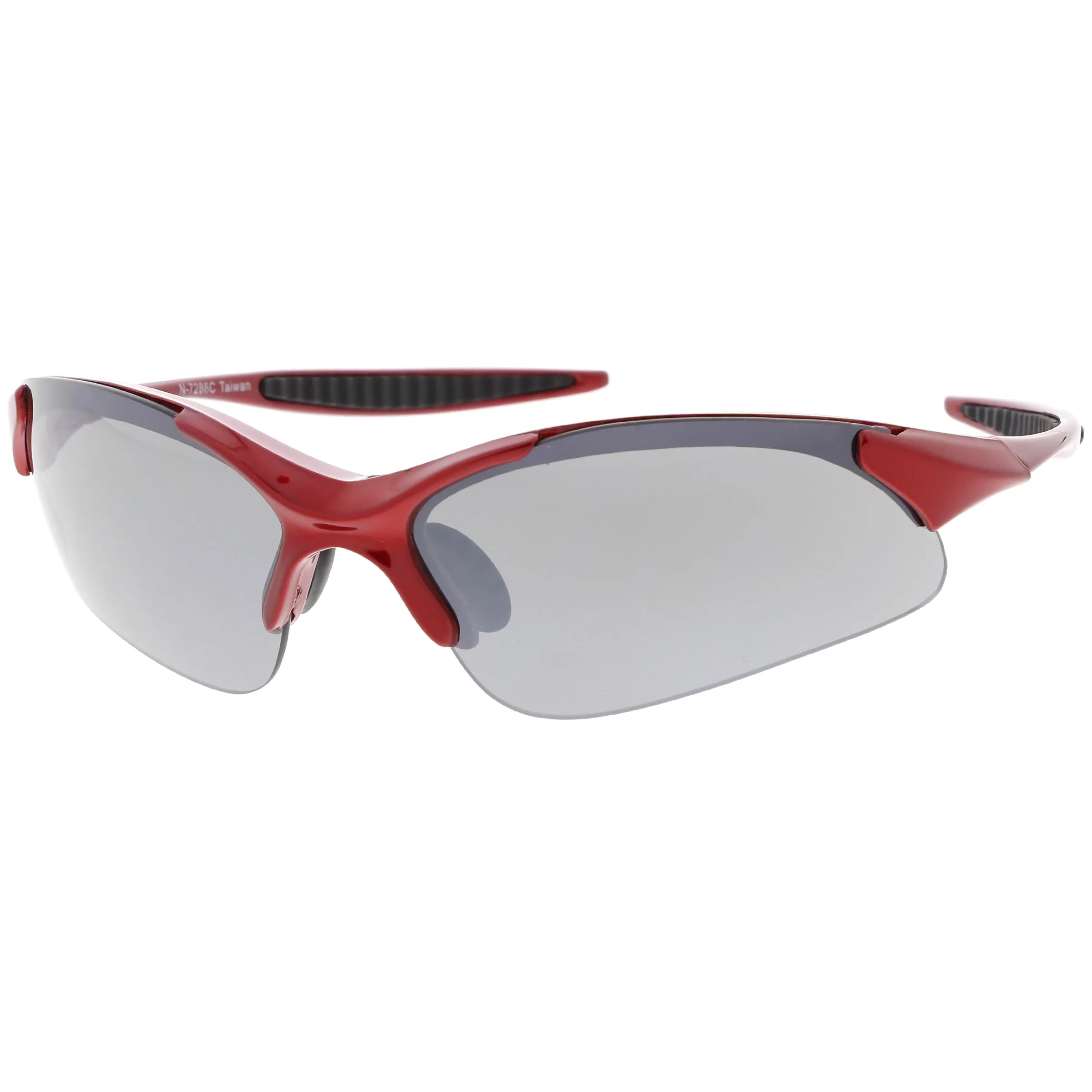 Performance Sports Light Weight TR-90 Curved Half Frame Sunglasses C814