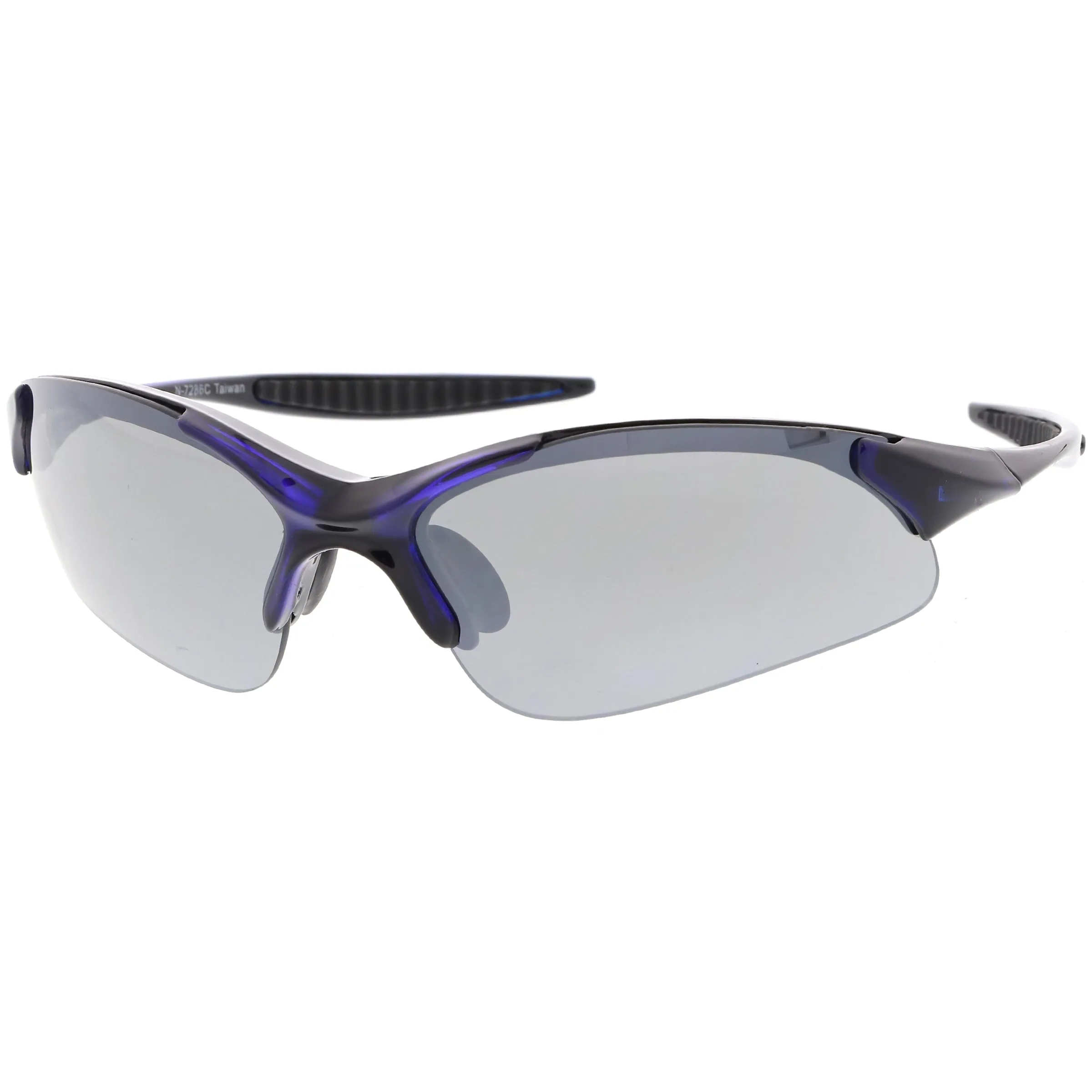 Performance Sports Light Weight TR-90 Curved Half Frame Sunglasses C814