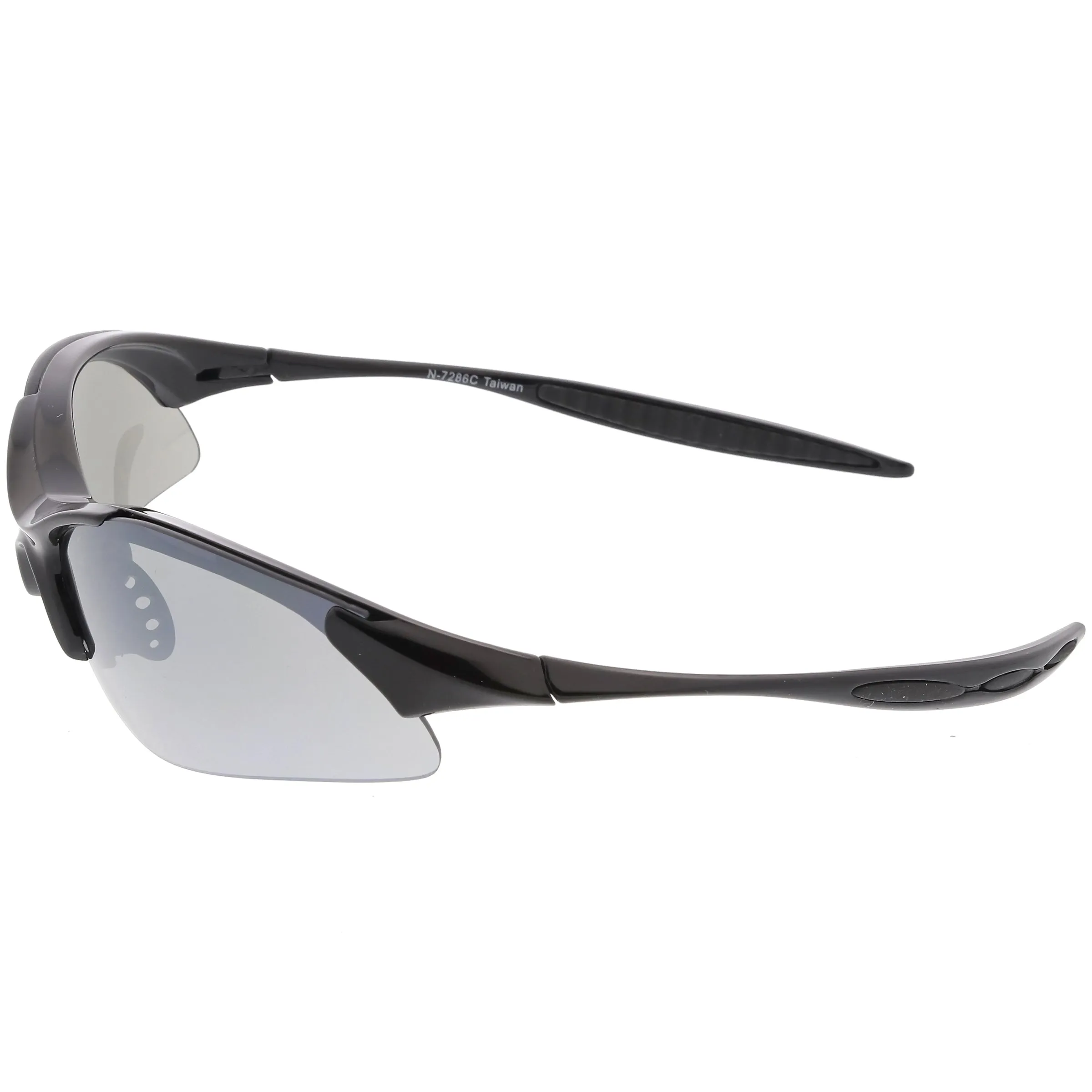 Performance Sports Light Weight TR-90 Curved Half Frame Sunglasses C814