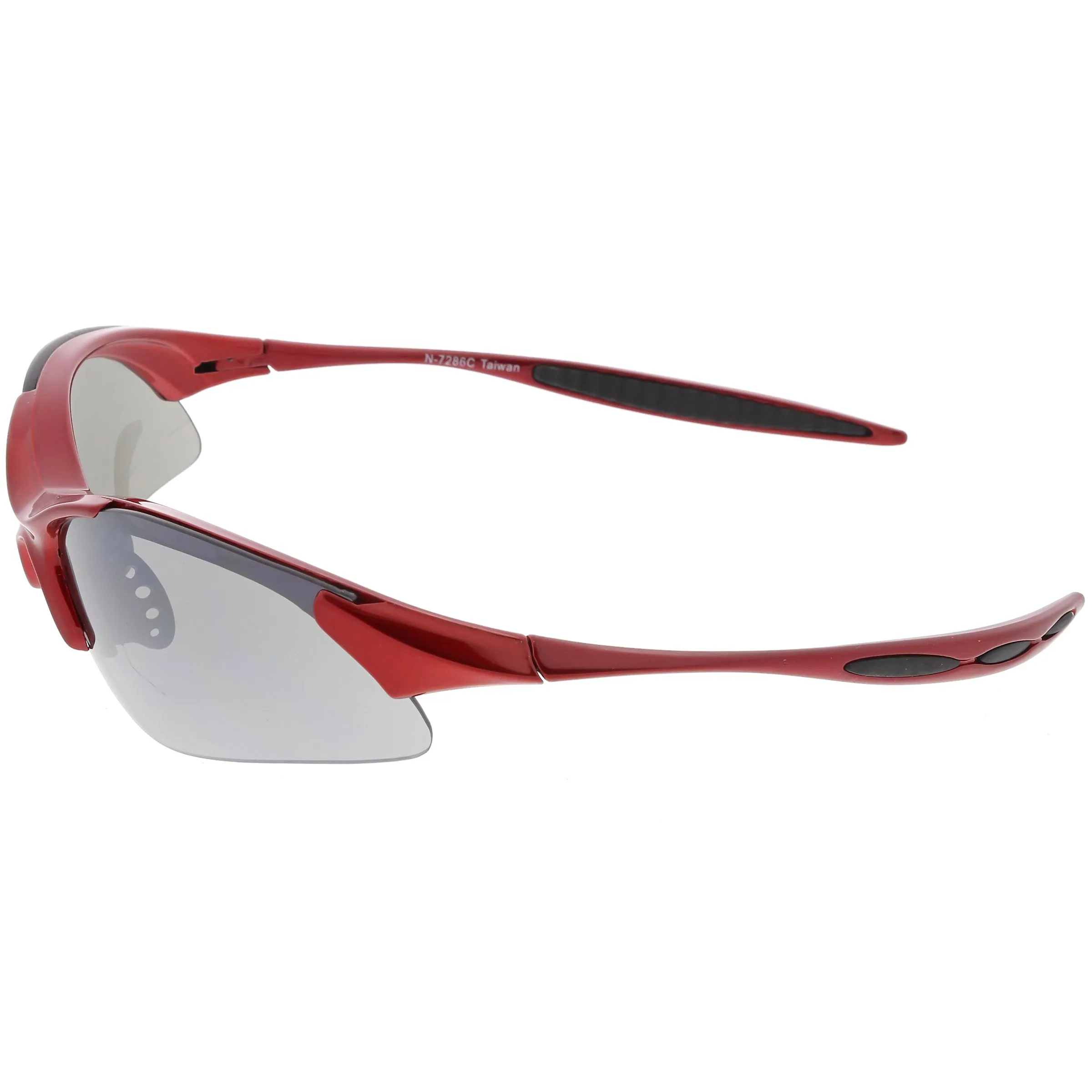 Performance Sports Light Weight TR-90 Curved Half Frame Sunglasses C814