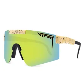 Pit Viper Polarized Sunglasses - C15 Beige/Yellow Revo