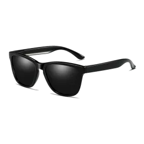 Polarized Sunglasses for Men/Women Gradient Wayfarer Frame - Black