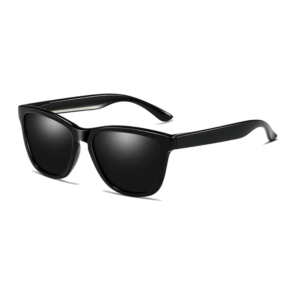 Polarized Sunglasses for Men/Women Gradient Wayfarer Frame - Black