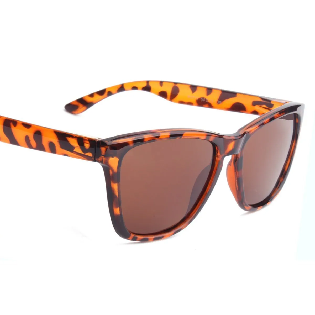 Polarized Sunglasses for Men/Women Gradient Wayfarer Frame - Leopard