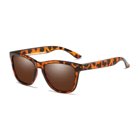 Polarized Sunglasses for Men/Women Gradient Wayfarer Frame - Leopard