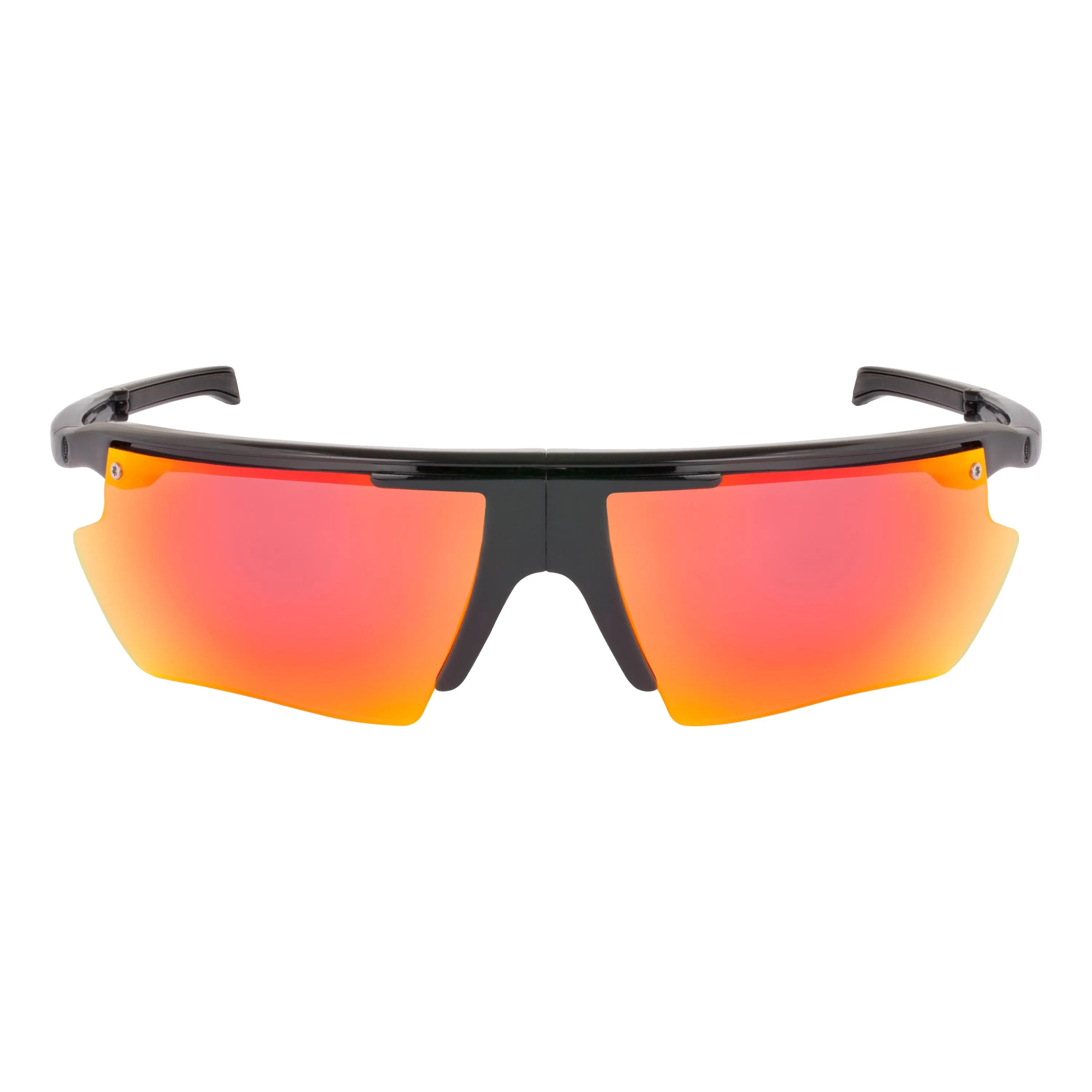 POPEDGE | Polarized, Gloss Black, Red Mirror, Small