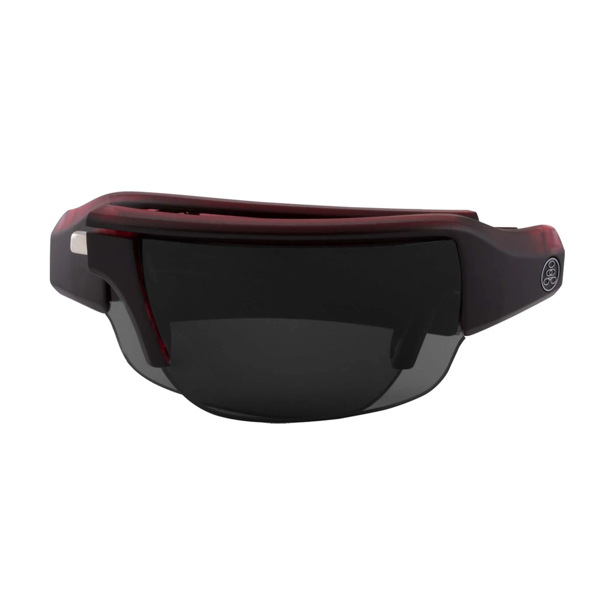 POPGUN | Polarized, Matte Red/Black Crystal, Gray Lens