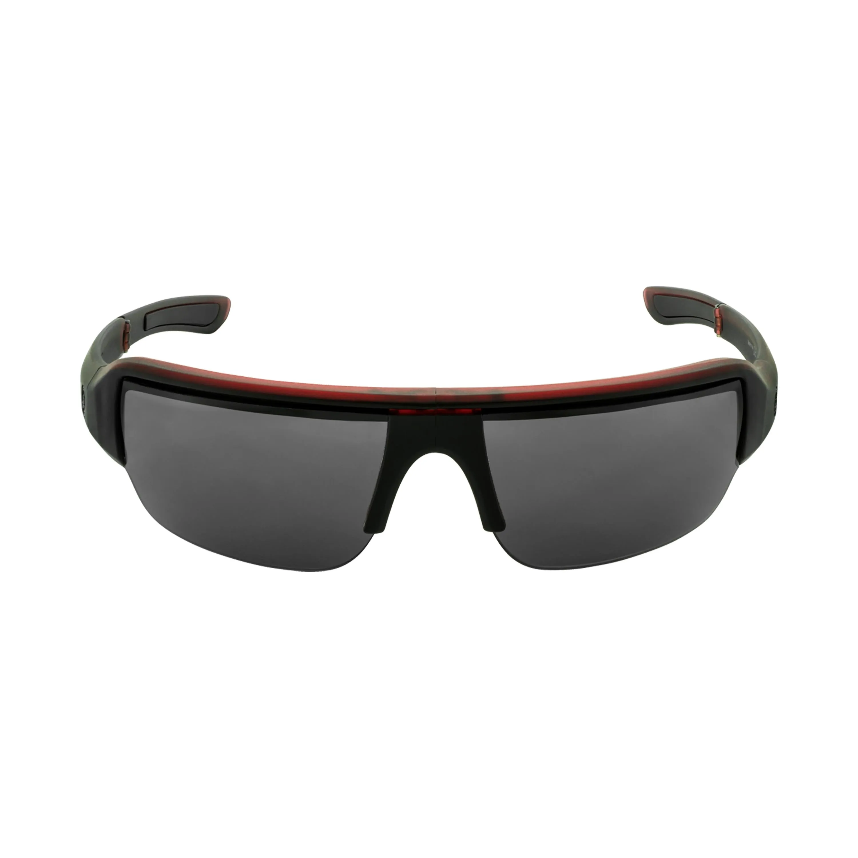 POPGUN | Polarized, Matte Red/Black Crystal, Gray Lens