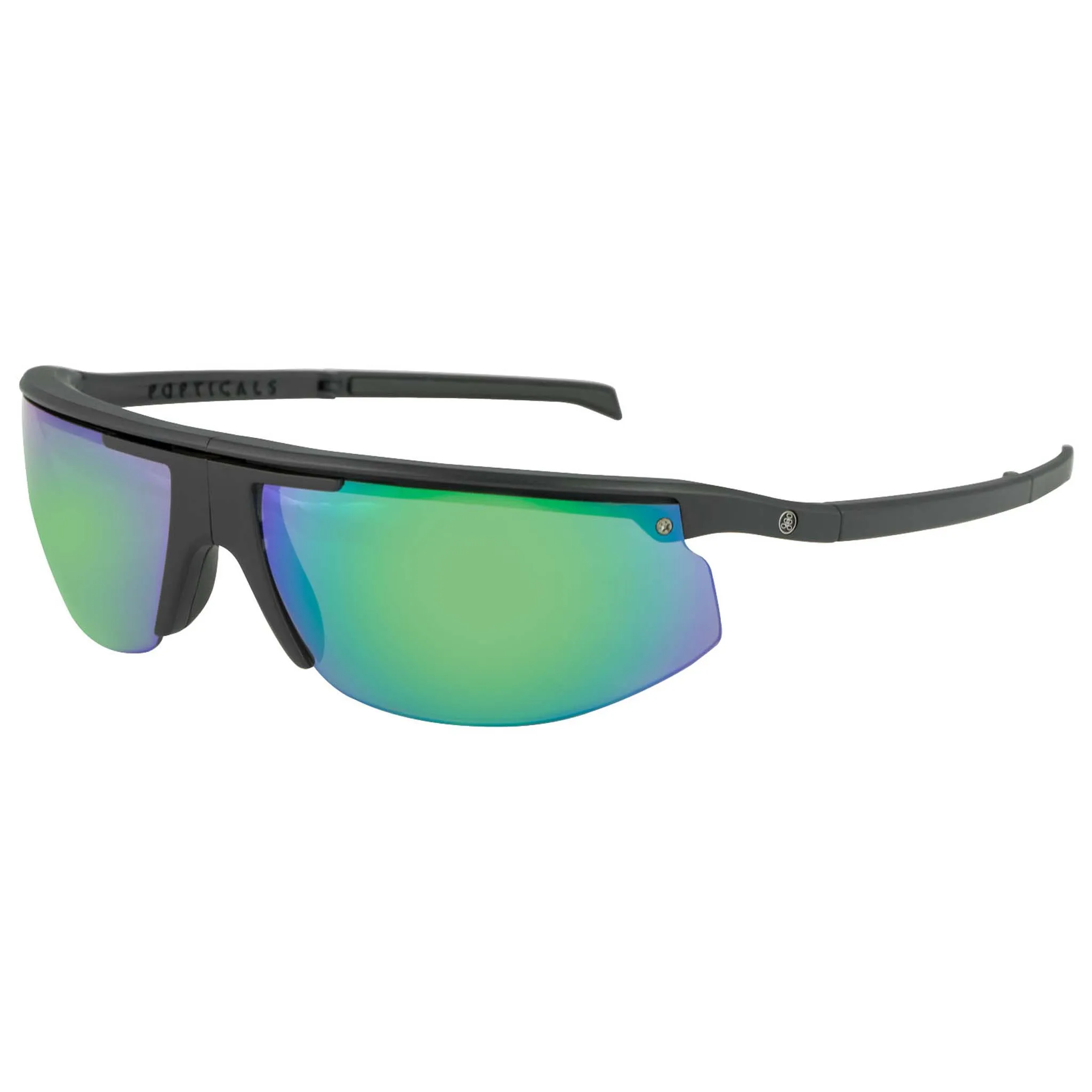 POPSTAR | Polarized, Matte Black, Gray Green Mirror