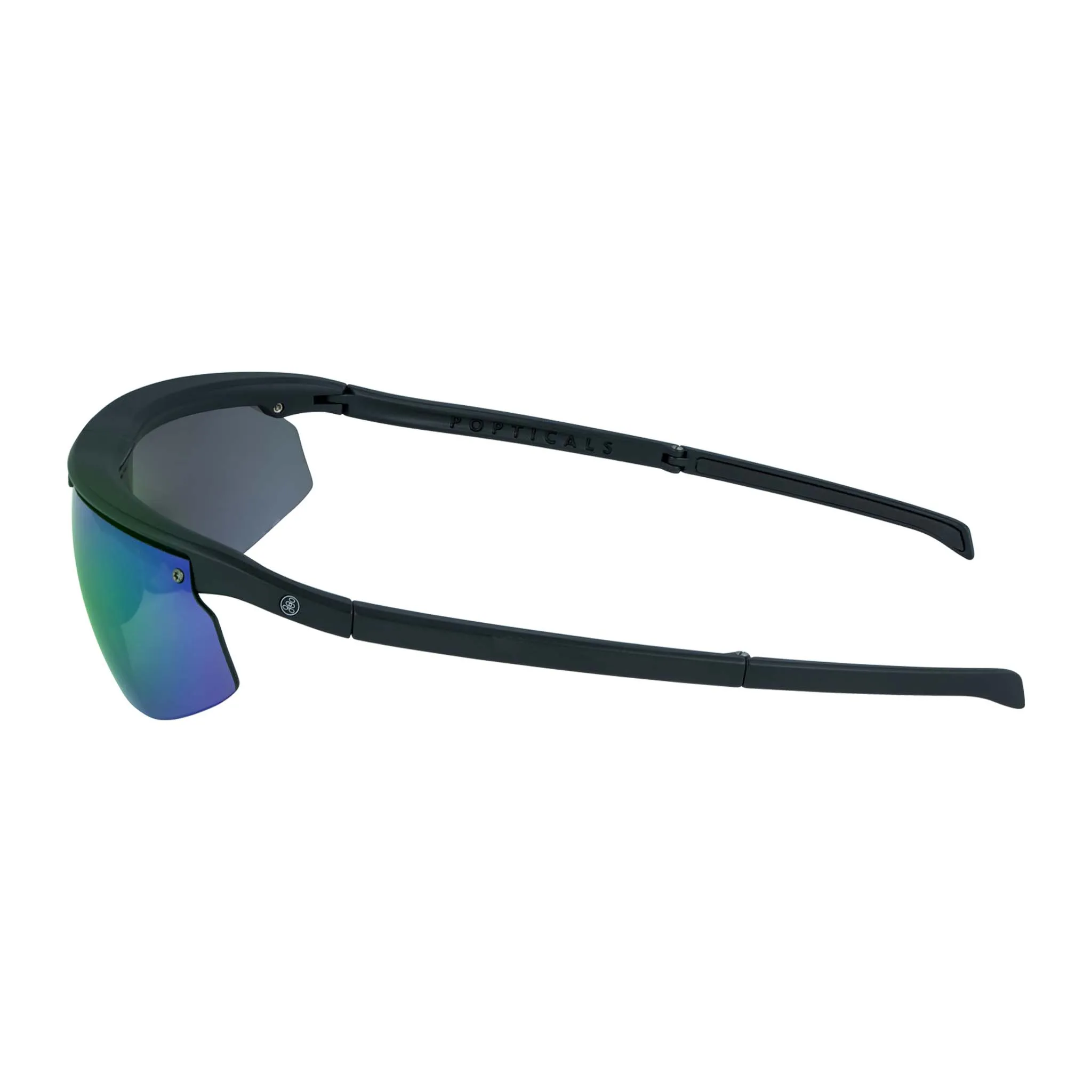 POPSTAR | Polarized, Matte Black, Gray Green Mirror