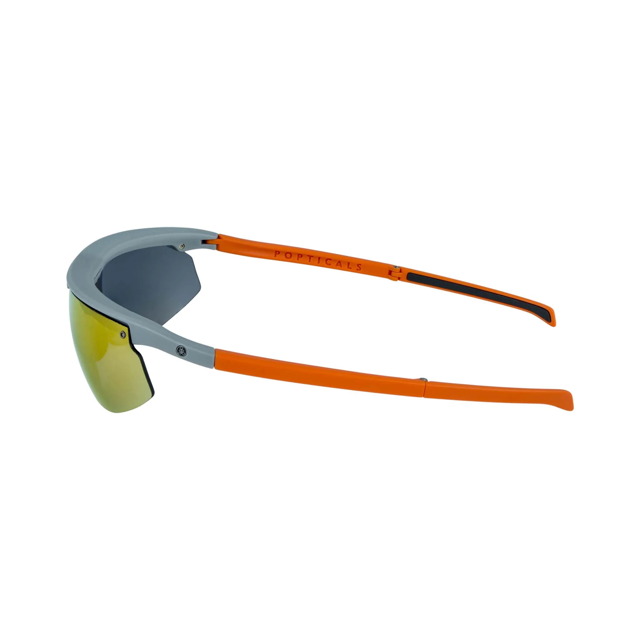 POPSTAR | Polarized, Matte Gray/Orange, Orange Mirror