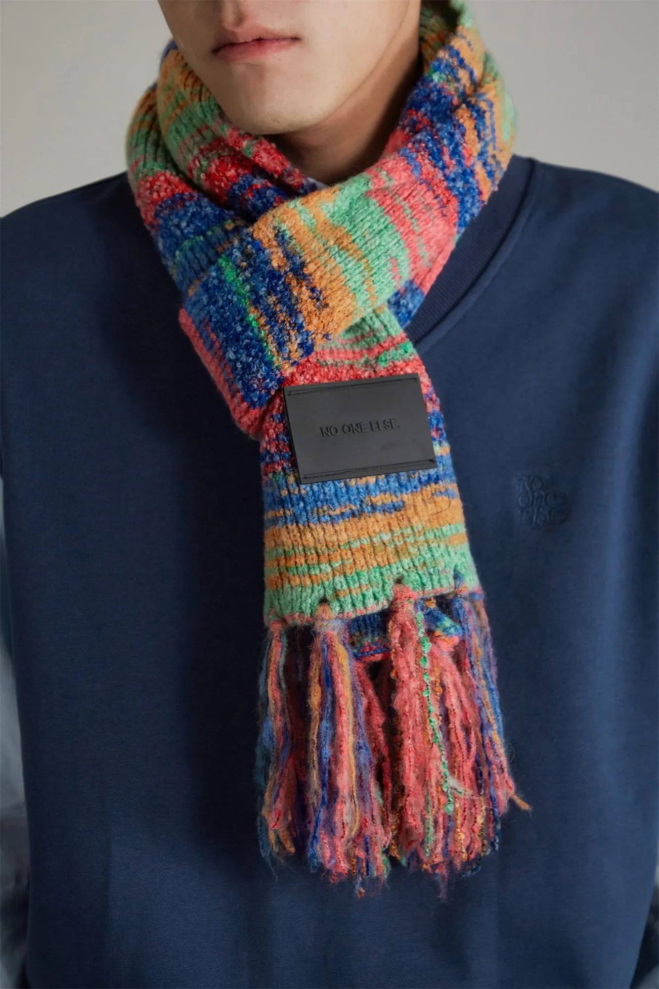 Rainbow Fringe Muffler