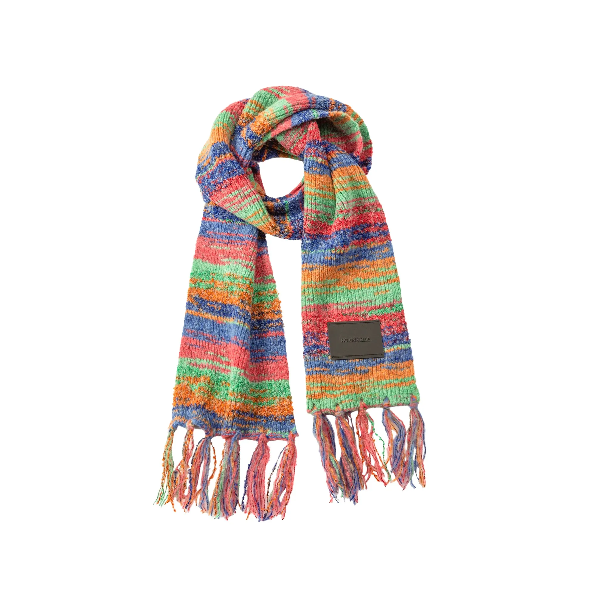 Rainbow Fringe Muffler