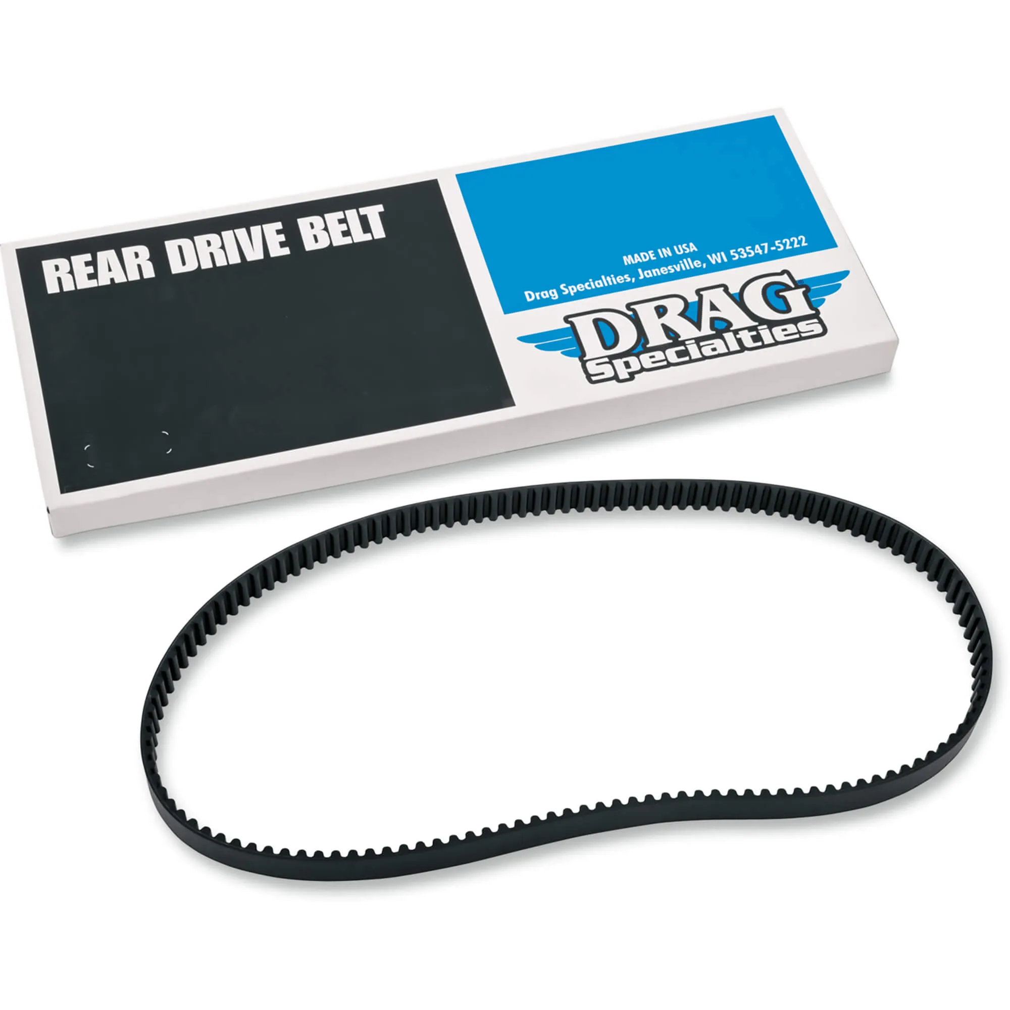 Rear Drive Belt - 128 Tooth - 1-1/8 inch Width - 1991-2003 Harley-Davidson XL